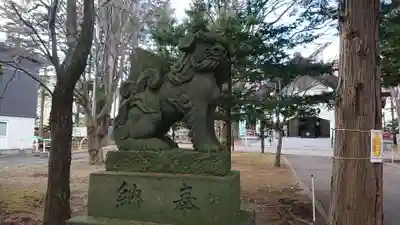 北広島市総鎮守 廣島神社の狛犬