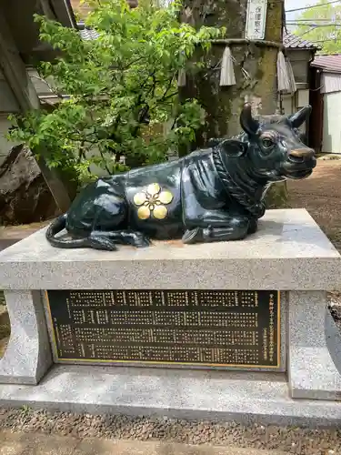 新井天神北野神社の狛犬