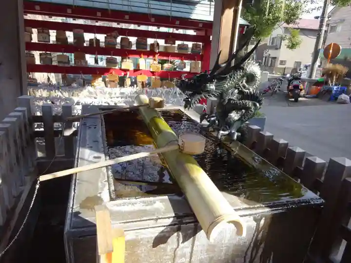 滝野川八幡神社の手水舎