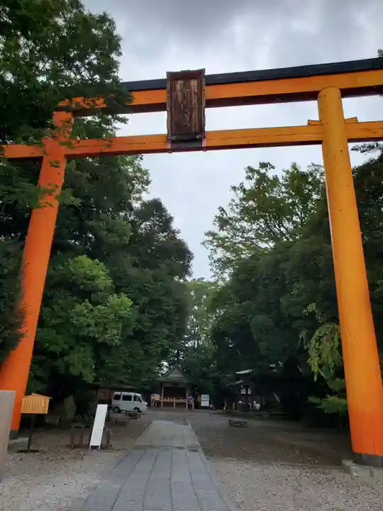 川越氷川神社の鳥居