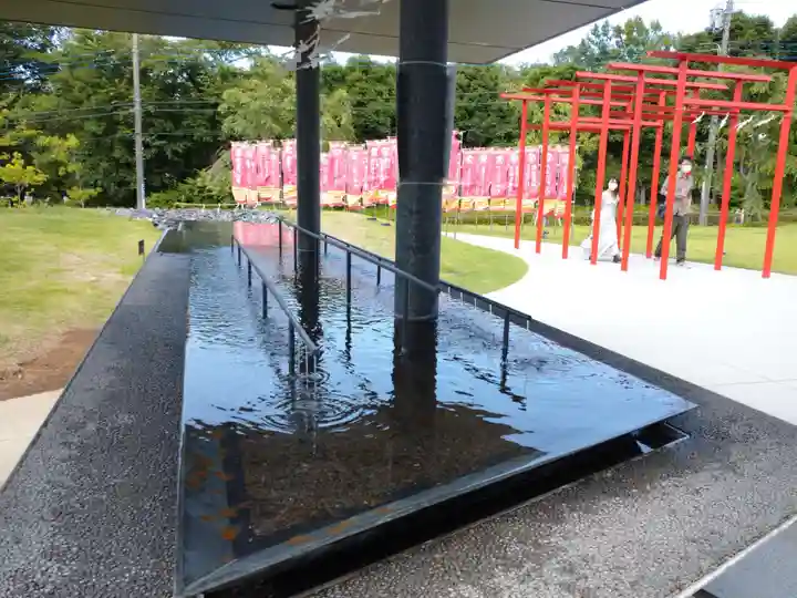 武蔵野坐令和神社の手水舎