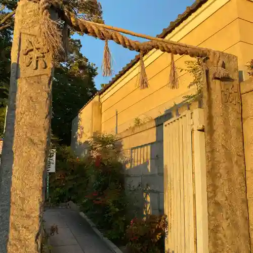 安居神社の鳥居