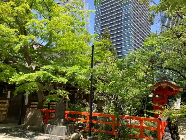 愛宕神社の庭園
