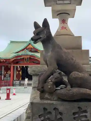 東京羽田 穴守稲荷神社の狛犬