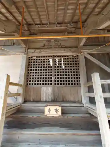 眞弓神社の本殿・本堂