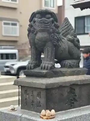 札幌諏訪神社の狛犬