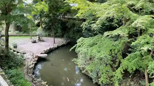 田村神社の庭園