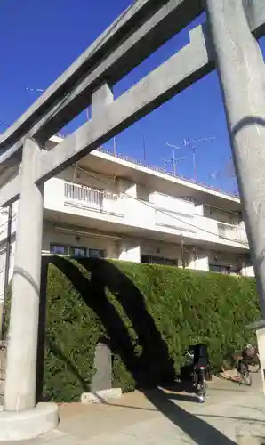 北澤八幡神社の鳥居