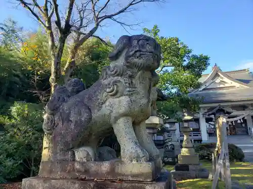 伏木神社の狛犬