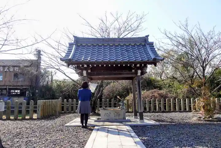 白山比賣神社の手水舎
