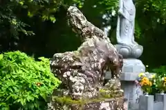 峯寺の狛犬