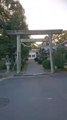 津嶋神社(萩原町西御堂)の鳥居