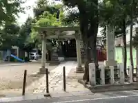 矢口氷川神社の鳥居