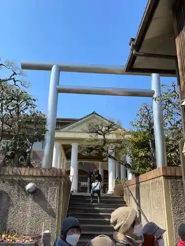 飛行神社の鳥居