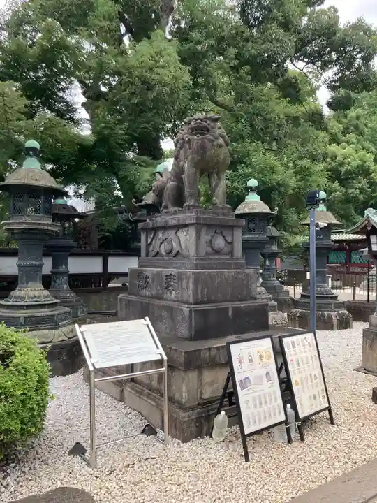 上野東照宮の狛犬