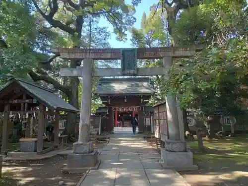 赤坂氷川神社の鳥居