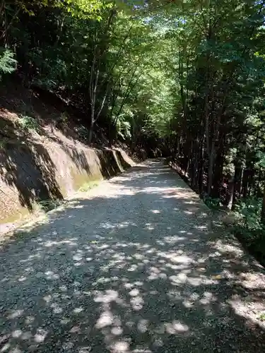 母の白滝神社の景色