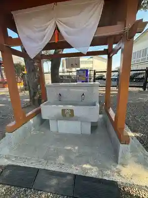 於菊稲荷神社の手水舎