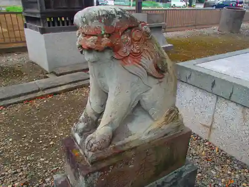 中曽根香取御嶽神社の狛犬