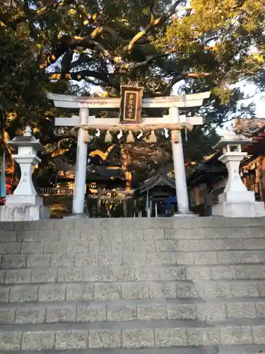 事任八幡宮の鳥居