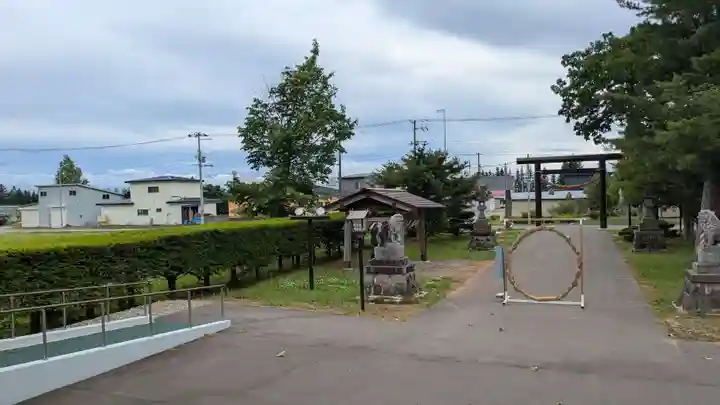 士幌神社の庭園