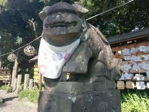 菊田神社の狛犬