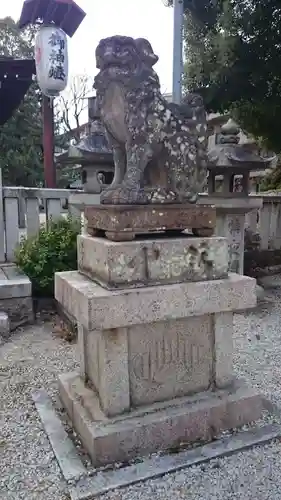 與杼神社の狛犬