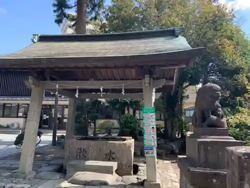 新橋浅間神社の手水