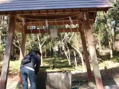 息栖神社の手水舎