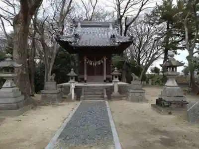 八幡社(矢作)の本殿・本堂