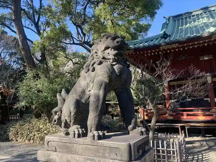 根津神社の狛犬