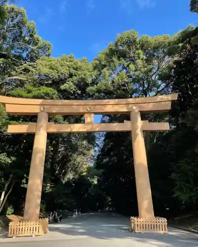 明治神宮の鳥居