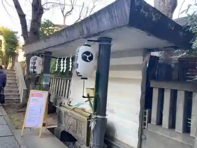 櫻田神社の手水舎