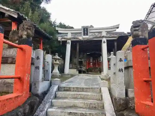 深泥池貴舩神社の鳥居