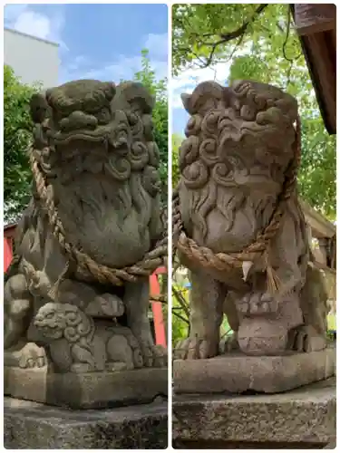 阿保天神社の狛犬