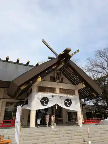 帯廣神社の本殿・本堂