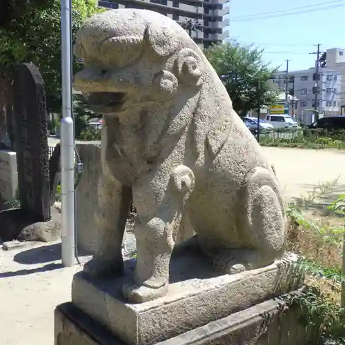 宿院頓宮の狛犬