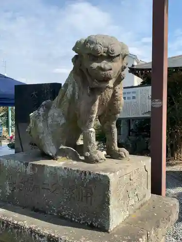 菖蒲神社の狛犬