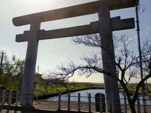 息栖神社の鳥居