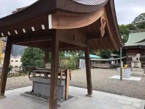 岡田神社の手水舎