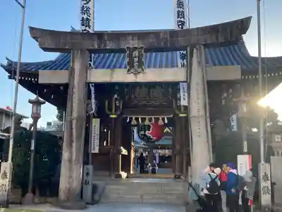 櫛田神社の鳥居