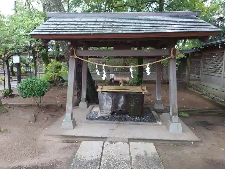 白幡天神社の手水舎