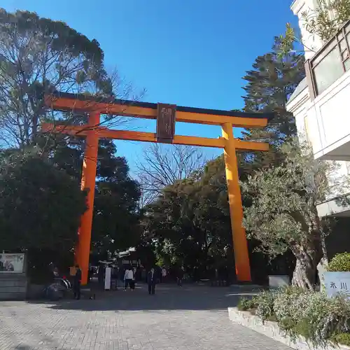 川越氷川神社の鳥居