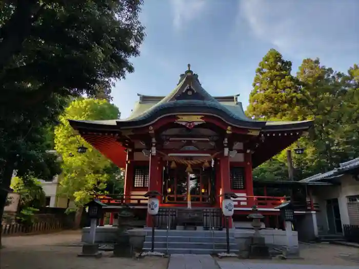 柏諏訪神社の本殿