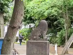 新井天神北野神社の狛犬