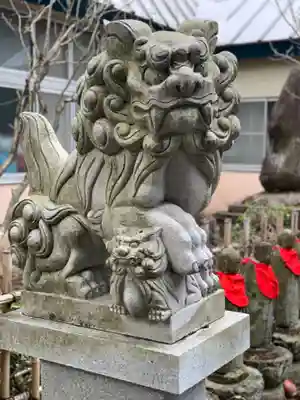 建明寺の狛犬