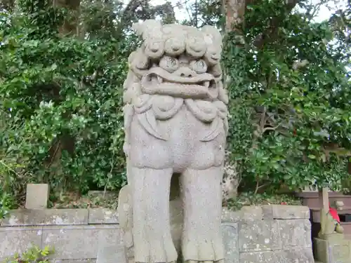 酒列磯前神社の狛犬