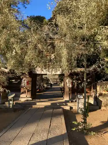 朝日森天満宮の山門