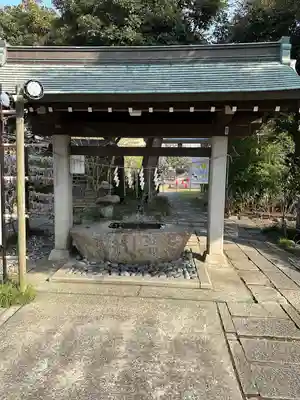 菊田神社の手水舎