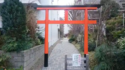 成子天神社の鳥居